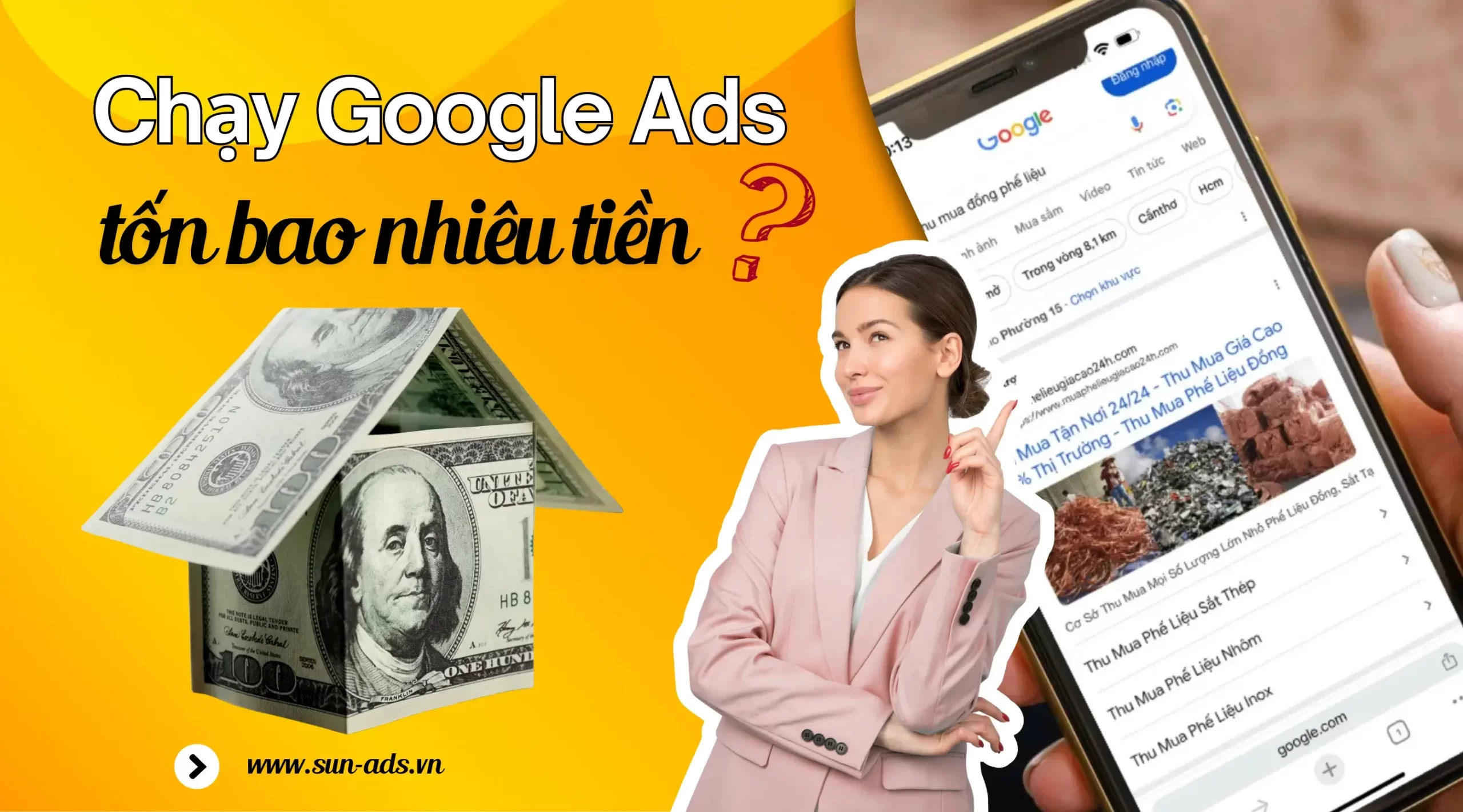 Tối ưu chi phí Google ads với đội ngũ Sun Ads