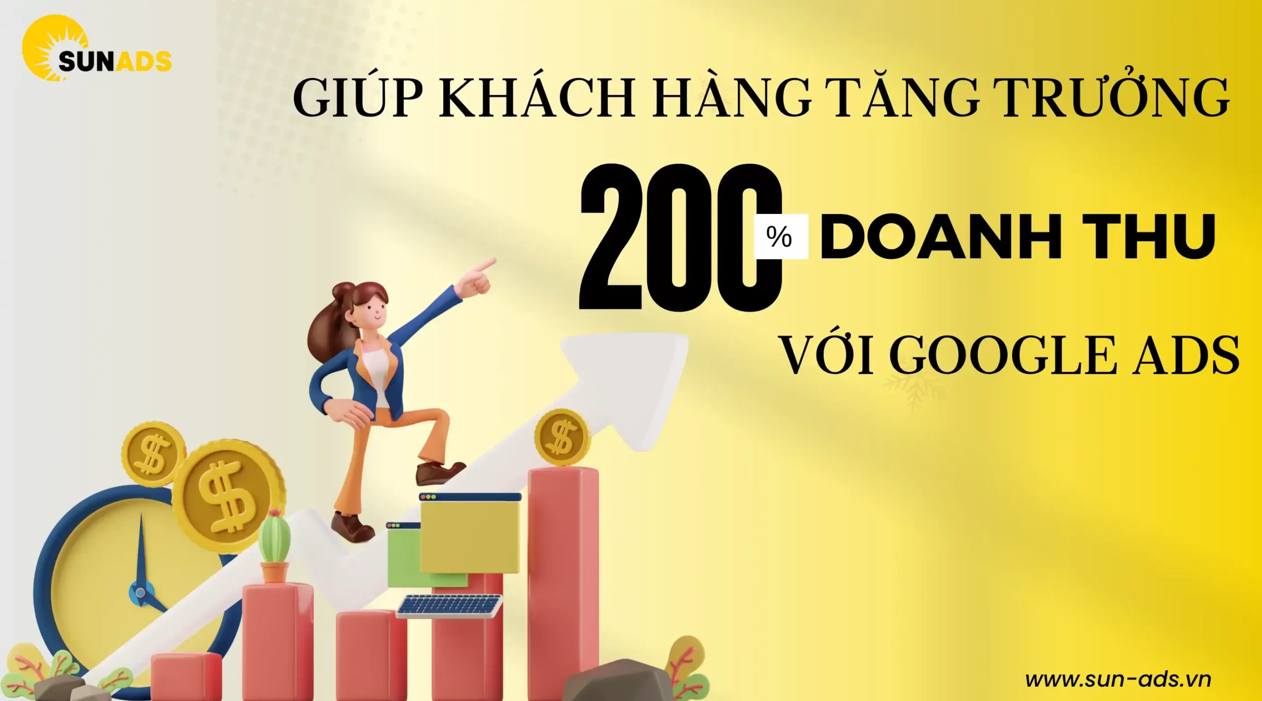 Tăng 200% doanh thu với Google Ads