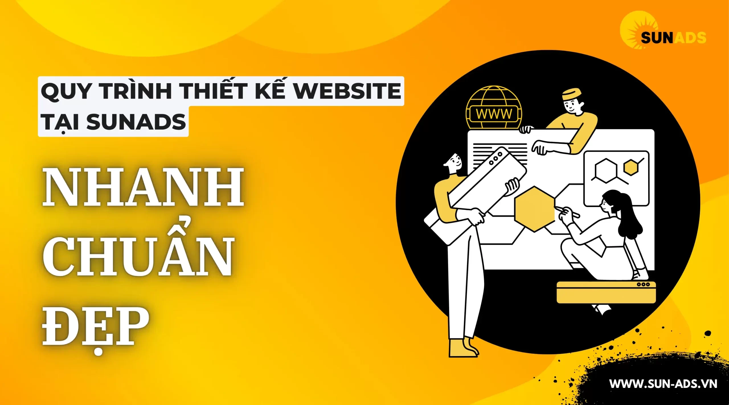 Thiết kế website nhanh - chuẩn - đẹp tại SUNADS